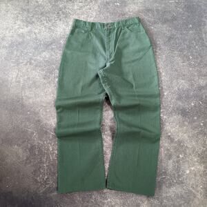 Vintage Horace Small Pants Womens 16 Green R&R Relaxed Uniform 12010NP 32x30